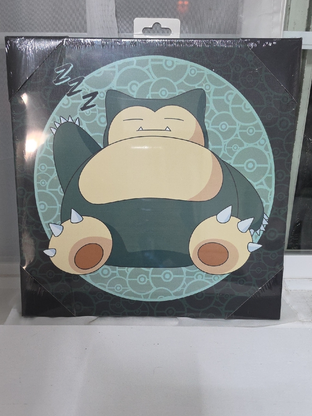 Pokemon Snorlax Wall Art Canvas Print 12x12 Wall Decor.
